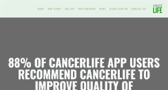 Desktop Screenshot of cancerlife.com