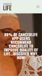 Mobile Screenshot of cancerlife.com